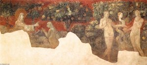 Creation Of Eve And Original Sin — Paolo Uccello, Early Renaissance