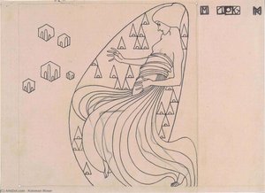 Drafts For Metal Relief — Koloman Moser