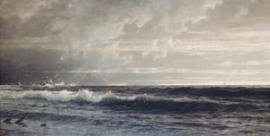 Near Land's End, Cornwall — William Trost Richards, Academic Realism