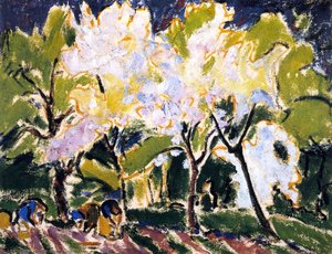 Frühlingslandscaft — Ernst Ludwig Kirchner, German Expressionism