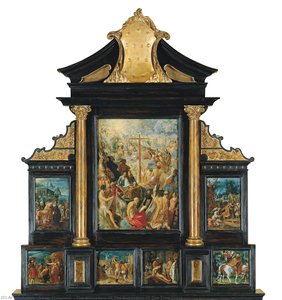 The Altarpiece Of The Exaltation Of The True Cross — Adam Elsheimer, Baroque