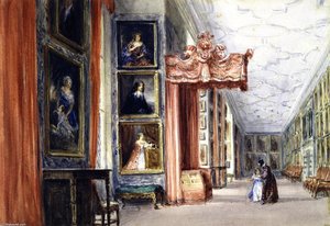 The Long Gallery, Hardwick Hall, Derbyshire — David Cox