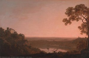 Lake Nemi — Joseph Wright Of Derby, Romanticism