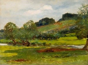 Near The River — Sir Hubert Von Herkomer