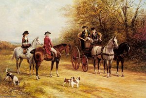 A Chat With His Lordship — Heywood Hardy