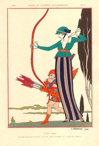 L'arc Rouge — Georges Barbier, Art Deco