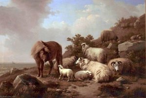 In The Highlands — Eugène Joseph Verboeckhoven