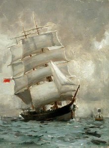 Rounding The Manacle Buoy — Henry Scott Tuke
