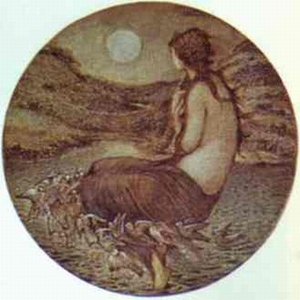 The Mirror Of Venus 1 — Edward Coley Burne-jones