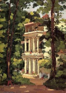 Yerres, Colonnade Of The 'casin' — Gustave Caillebotte