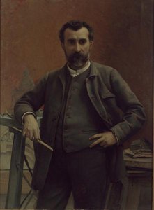 Portrait du sculpteur grenoblois Henri Ding