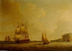 A Frigate With A View Of The Needles — Dominic Serres
