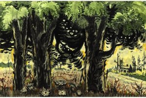 Glowering Trees At Twilight — Charles Burchfield