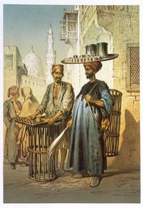 The Tea Seller, From 'souvenir Of Cairo — Amadeo Preziosi