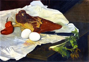 Eggs And Meat — Félix Vallotton