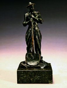 Workman With Shovel — Aimé-jules Dalou