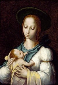 The Virgin And Child — Luis De Morales