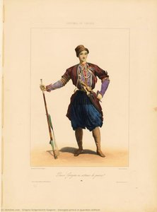 Georgian prince in guardian uniform