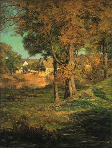 Thornberry's Pasture Brooklyn, Indiana — John Ottis Adams, Impressionism