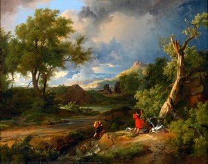 After The Thunderstorm — Achille Etna Michallon, Romanticism