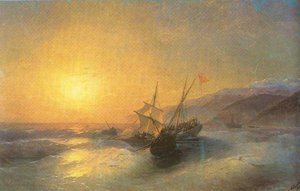 Capture Turkish Kocherma — Ivan Konstantinovich Aivazovsky