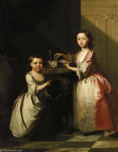 Portrait Of Two Young Children