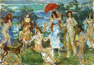 Distance Hills, Maine — Maurice Brazil Prendergast