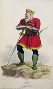 Attila, King Of The Huns — Josef Kriehuber, Biedermeier