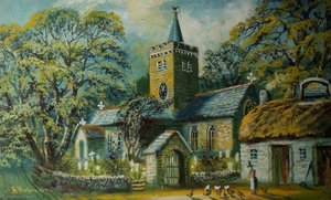 Llanbadarn Church — Alfred Worthington