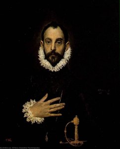 The Knight With His Hand On His Breast — El Greco