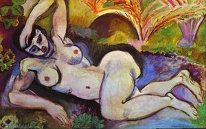 Blue Nude. (souvenir De Biskra) — Henri Matisse, Fauvist Expression