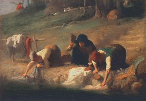 The Washerwomen — Jean-françois Millet