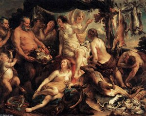 The Rest Of Diana — Jacob Jordaens, Baroque