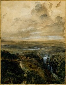 Landscape in the Auvergne