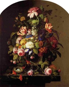Still Life: Flowers — Severin Roesen