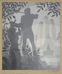 The Founding Of Chicago — Aaron Douglas