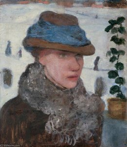 Portrait Of Martha Vogeler — Paula Modersohn-becker