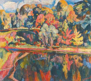 Autumn Landscape — Abraham A Manievich