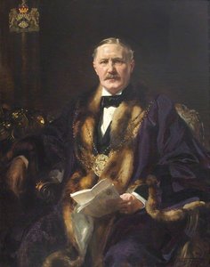 Adelbert Salusbury Cockayne Cust (1867–1927), 5th Baron Brownlow — Frank O. Salisbury