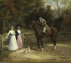 A Charming Encounter — Heywood Hardy