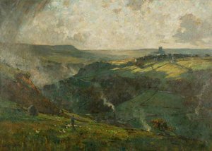 The Great Green Hills Of Yorkshire — Bertram Priestman