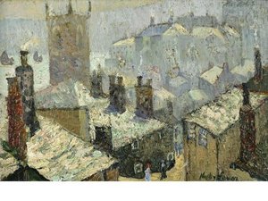 House Tops And Bay — Richard Hayley Lever