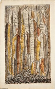 Study Of Skyscrapers (metropolis) — Abraham Walkowitz