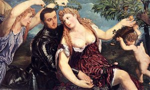 Allegory With Lovers — Paris Bordone, Renaissance Mannerism