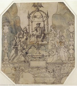 Apollo And The Muses On Parnassus — Hans Holbein The Younger, Northern Renaissance
