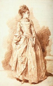 Young Woman Standing — Jean-honoré Fragonard