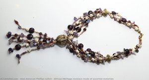 African Heritage Necklace Made Of Assorted Materials — Alan Donovan Phillips Leitch