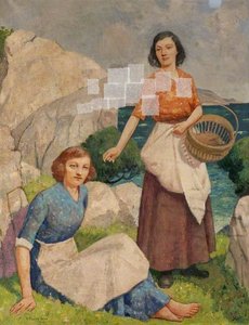 Figures In A Landscape — George Telfer Bear