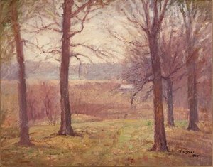 Misty Spring Morning — Theodore Clement Steele, Impressionism