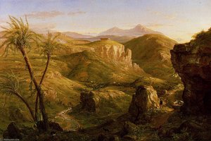 The Vale And Temple Of Segesta Sicily — Thomas Cole